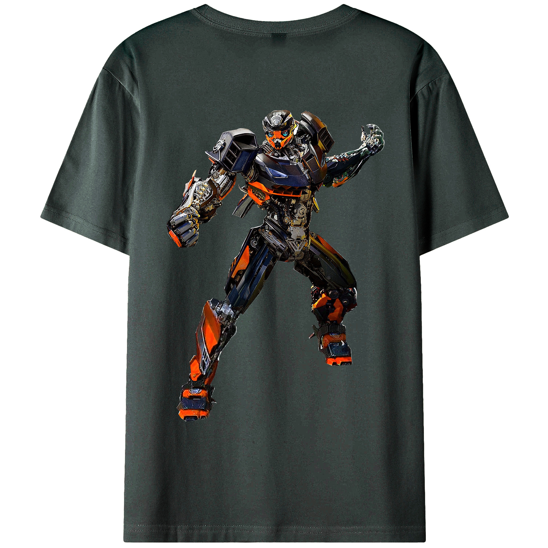 （画像用）  綿100％ メンズ半袖Tシャツ（バックプリント） 通気性